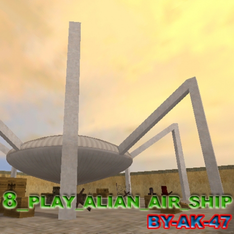 8 Play Alian Air Ship