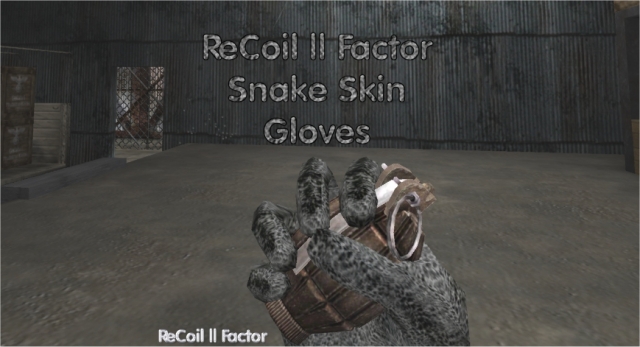 Snake Skin Gloves