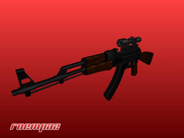 Scoped Ak 47