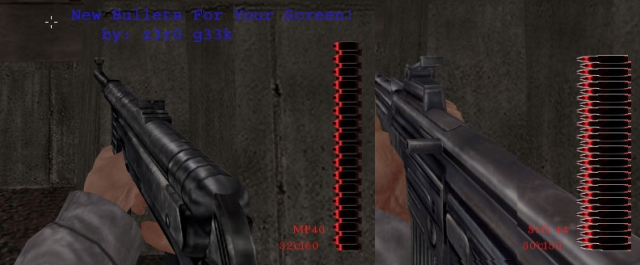 Red Weird Bullets HUD